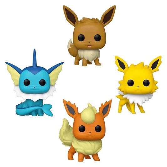 Pokemon: Eevee / Vaporeon / Jolteon / Flareon (4-Pack) Funko POP!
